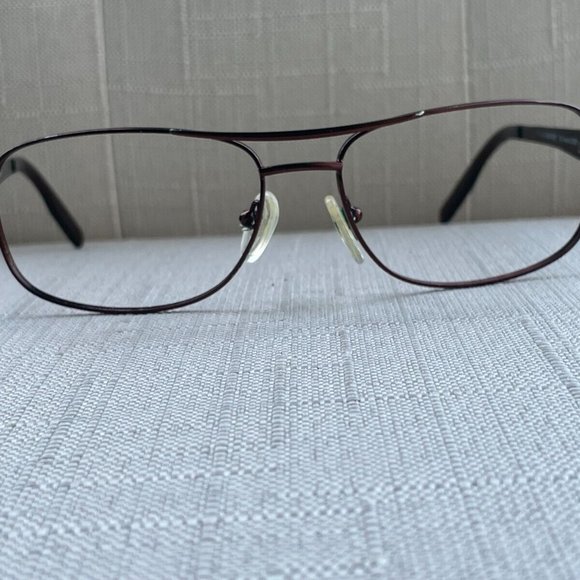 Kirkland Signature Men Glasses Frame FREDERICK Dark Brown Tone Eyeglasses Italy - Picture 8 of 12